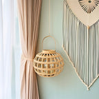 LAMPION BOHO BAMBUSOWY 34CM