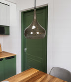 LAMPA SUFITOWA BRĄZOWA 23cm
