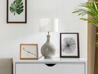 KLOSZ DO LAMPY biały lniany walec 30cm