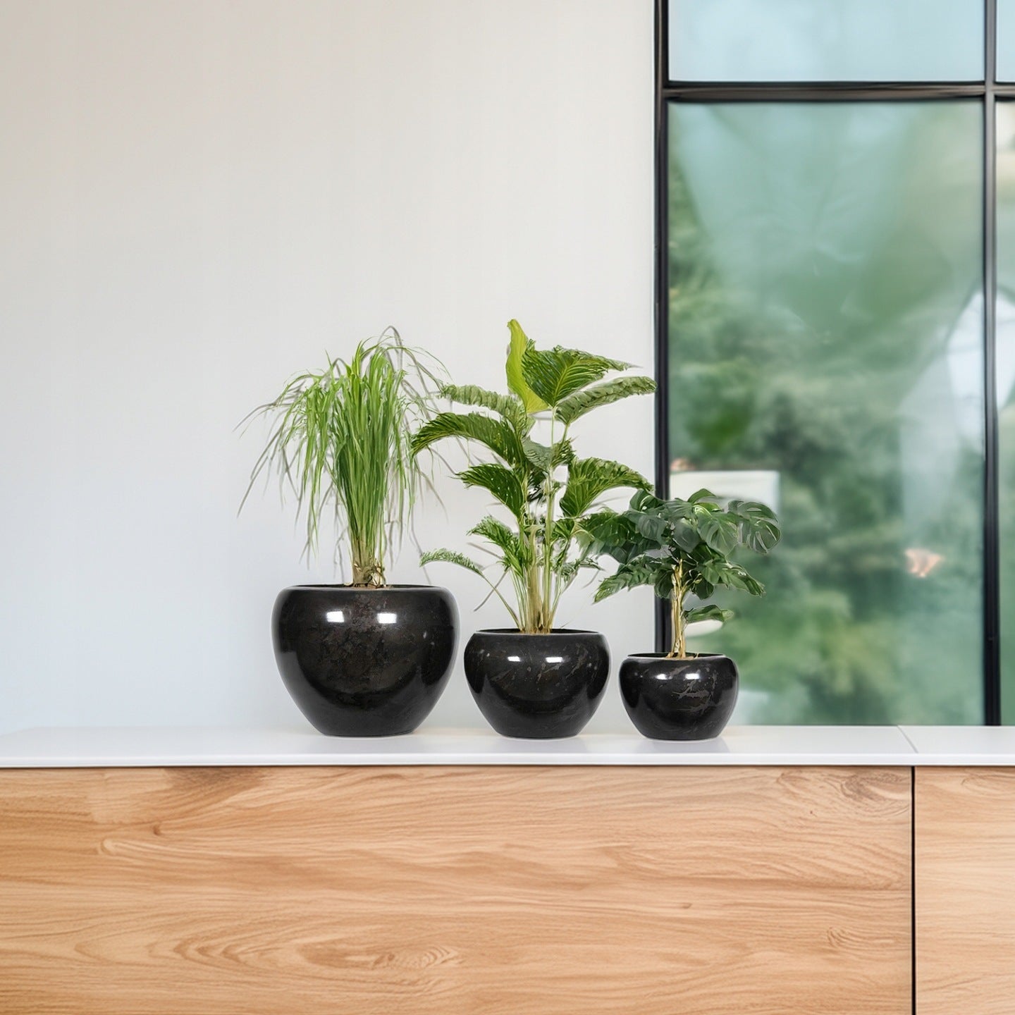 DONICZKA CZARNA LOFT 3 SZT.