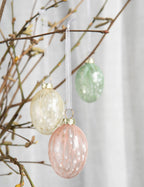 ZAWIESZKA BOMBKA NA WIELKANOC JAJKO JAJO 6 SZT NA DRZEWKO DRZWI SZKLANA