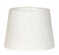 KLOSZ DO LAMPY biały lniany stożek 20cm