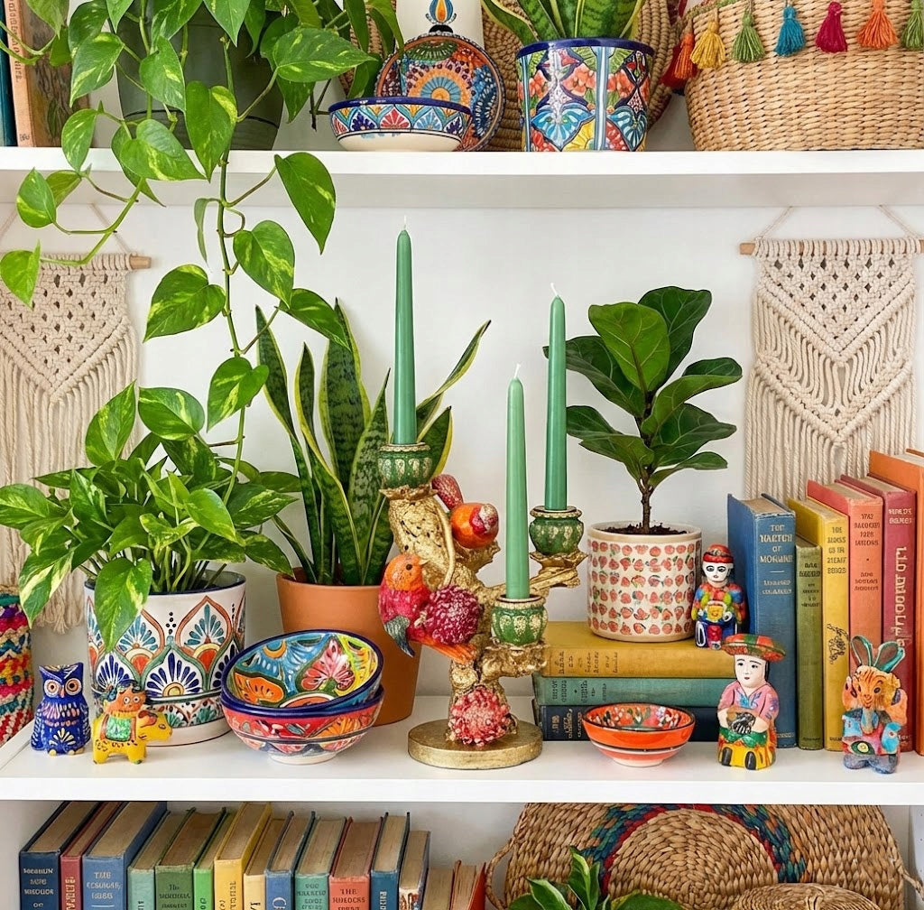 ŚWIECZNIK KANDELABR NA 3 ŚWIECE PTAK PTAKI BOHO DO DOMU SALONU SYPIALNI