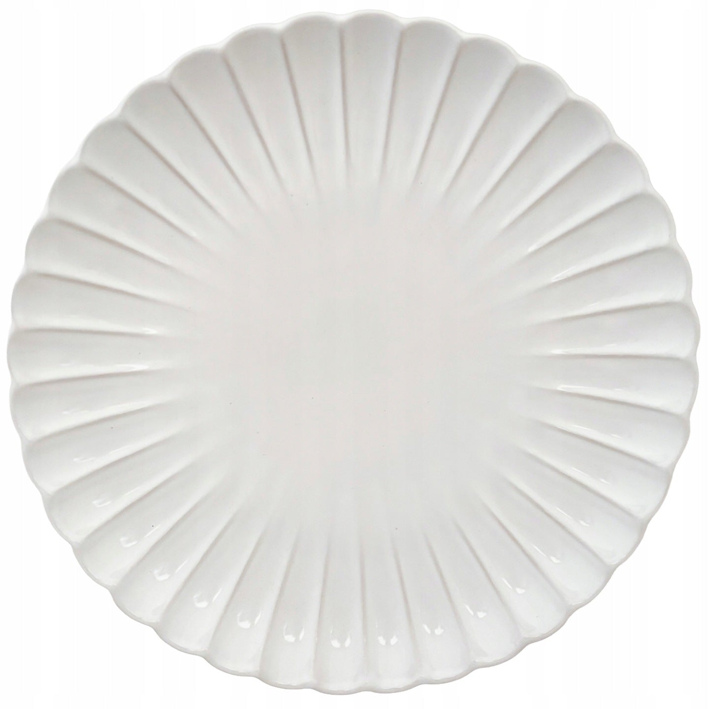 TALERZ OBIADOWY BIAŁY 26cm