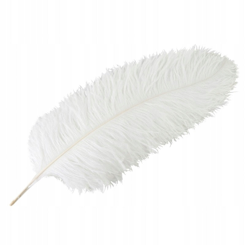 PIÓRO STRUSIE BIAŁE 60CM