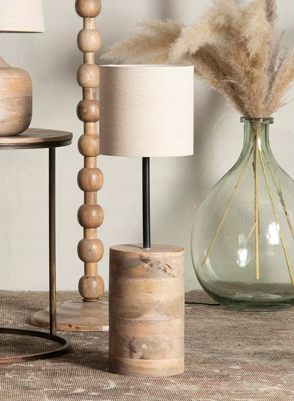 LAMPA STOŁOWA BOHO MANGO 53CM