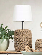 LAMPA STOŁOWA BOHO JUTOWA 50CM