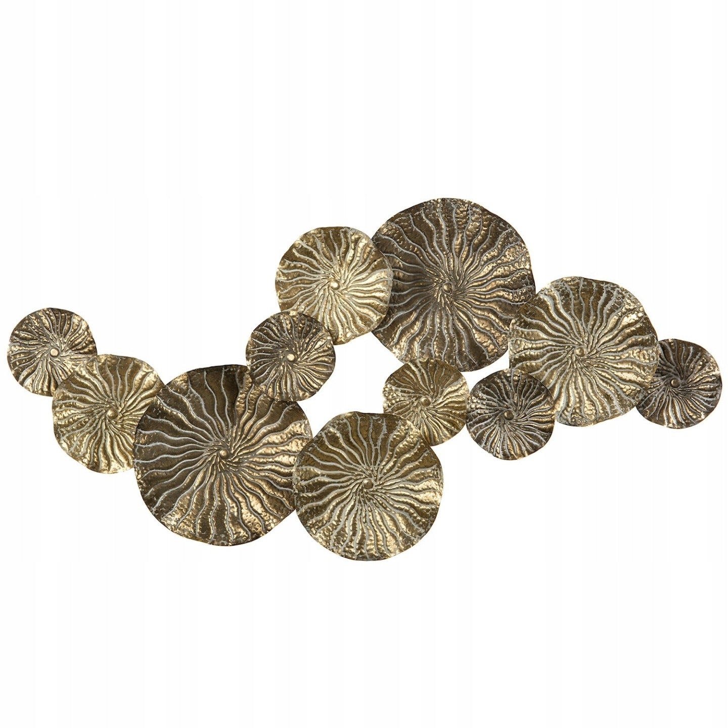 DEKORACJA OZDOBA ŚCIENNA DUŻA 120cm STARE ZŁOTO RETRO LOFT DO SALONU DOMU