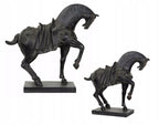 FIGURKA KOŃ CZARNY MAT 34CM
