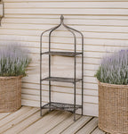 REGAŁ METALOWY SOLIDNY OGRODOWY 114cm