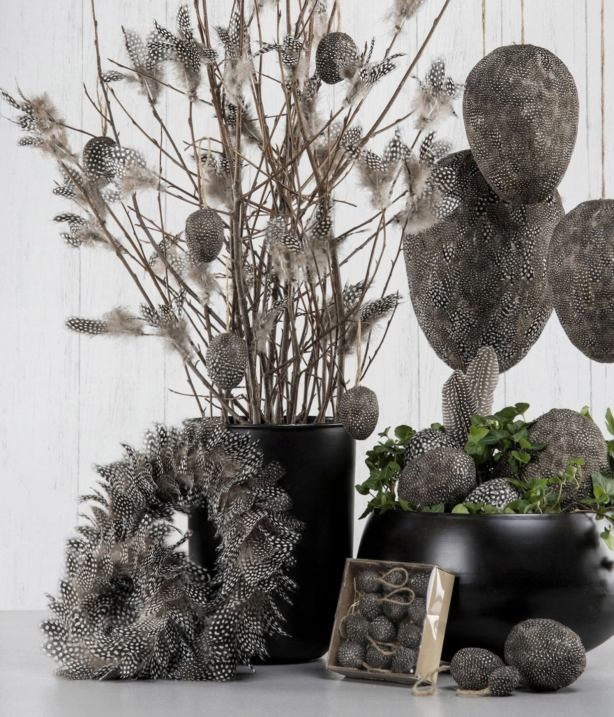 WIANEK NA DRZWI WIOSENNY 30cm BOHO NATURALNE PIÓRA SZARY JESIENNY NA ŚCIANĘ