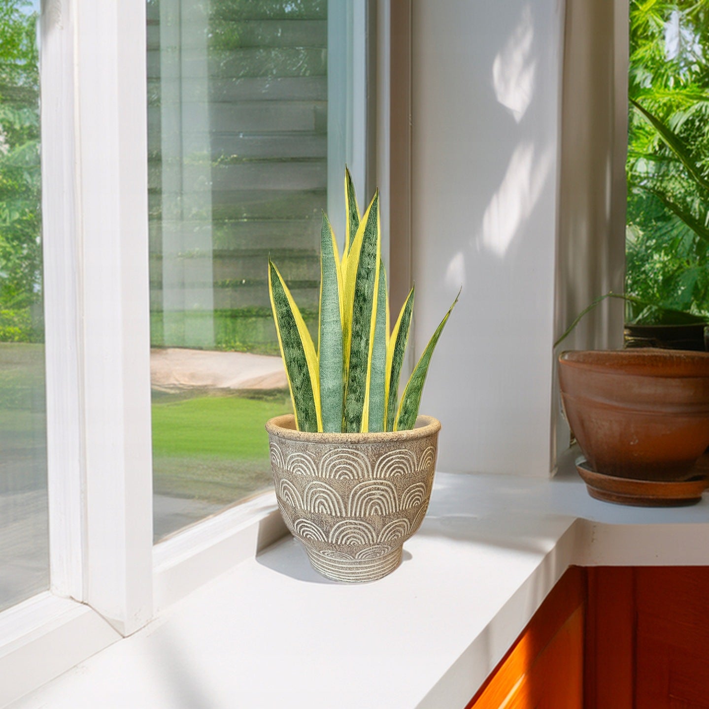 DONICZKA BOHO BETONOWA 18CM