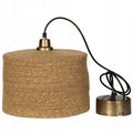 LAMPA WISZĄCA JUTOWA BOHO 30cm