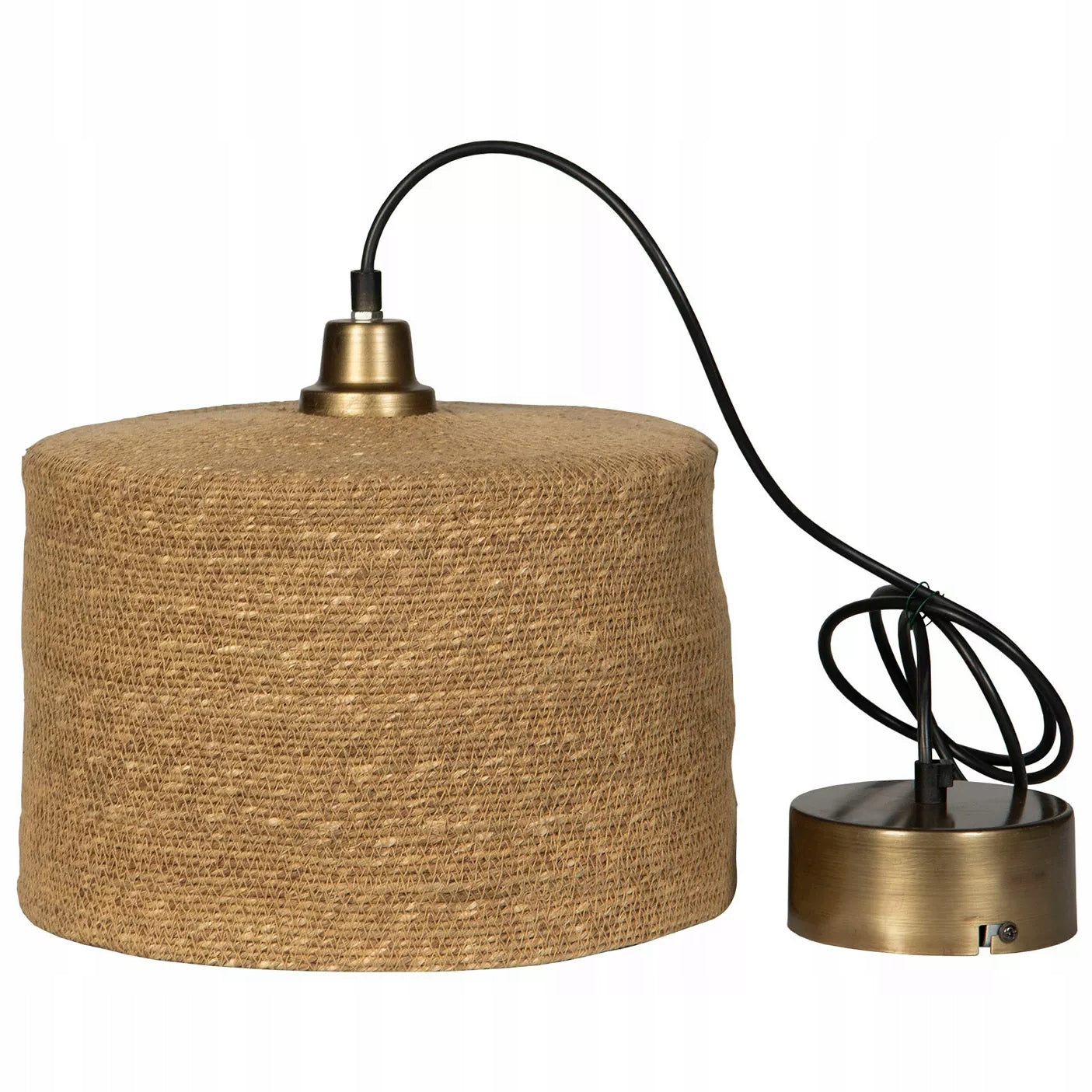 LAMPA WISZĄCA JUTOWA BOHO 30cm