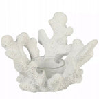 ŚWIECZNIK TEALIGHT RAFA KORALOWA BIAŁY