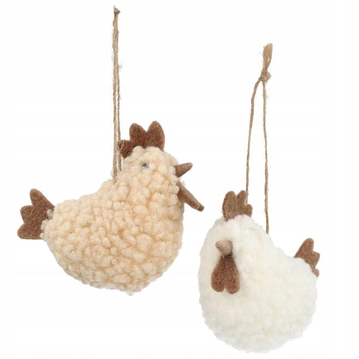 ZAWIESZKA BOMBKA NA WIELKANOC KURA KOGUT 2 szt NA DRZEWKO DRZWI PREZENT