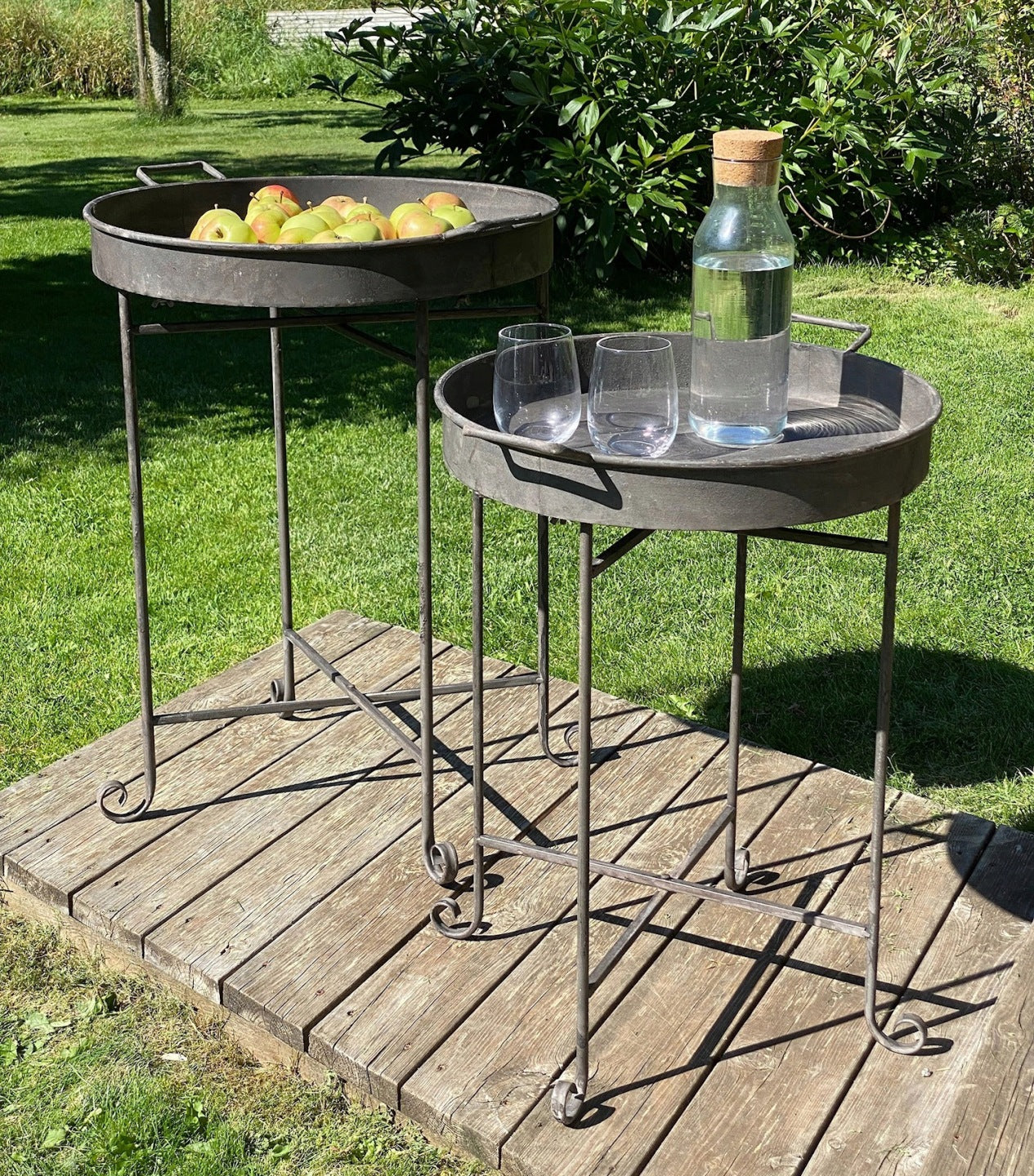 STOLIK LOFT METALOWY 2 SZT.