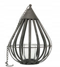 LAMPION WISZĄCY RETRO METALOWY 33CM