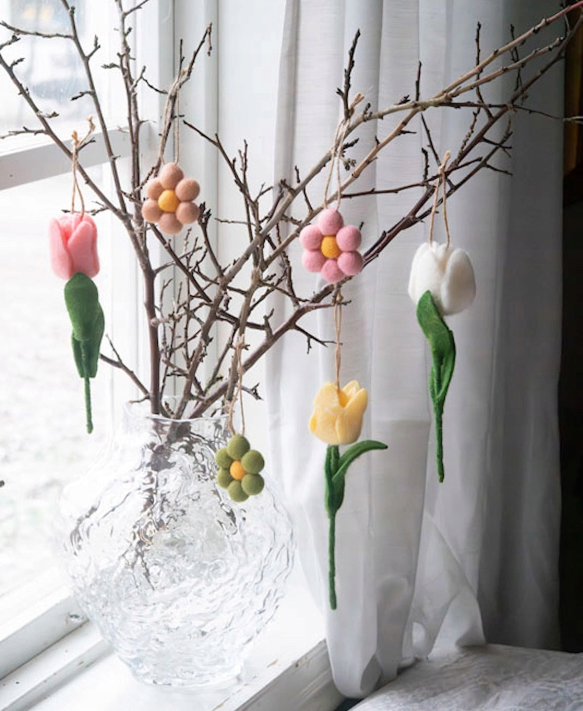 ZAWIESZKA WIELKANOCNA TULIPAN KWIAT NA WIELKANOC PREZENT TULIPANY KWIATY
