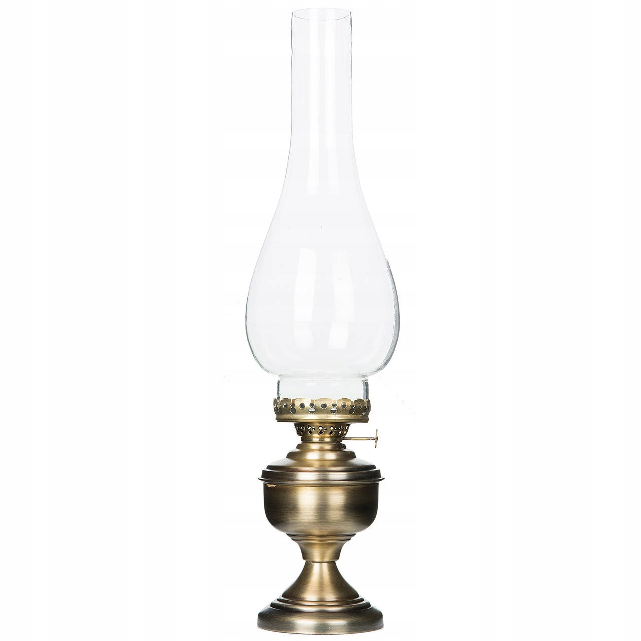 ŚWIECZNIK OLJA LAMPA NAFTOWA ZŁOTA RETRO