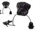 LAMPA KINKIET PIES czarna
