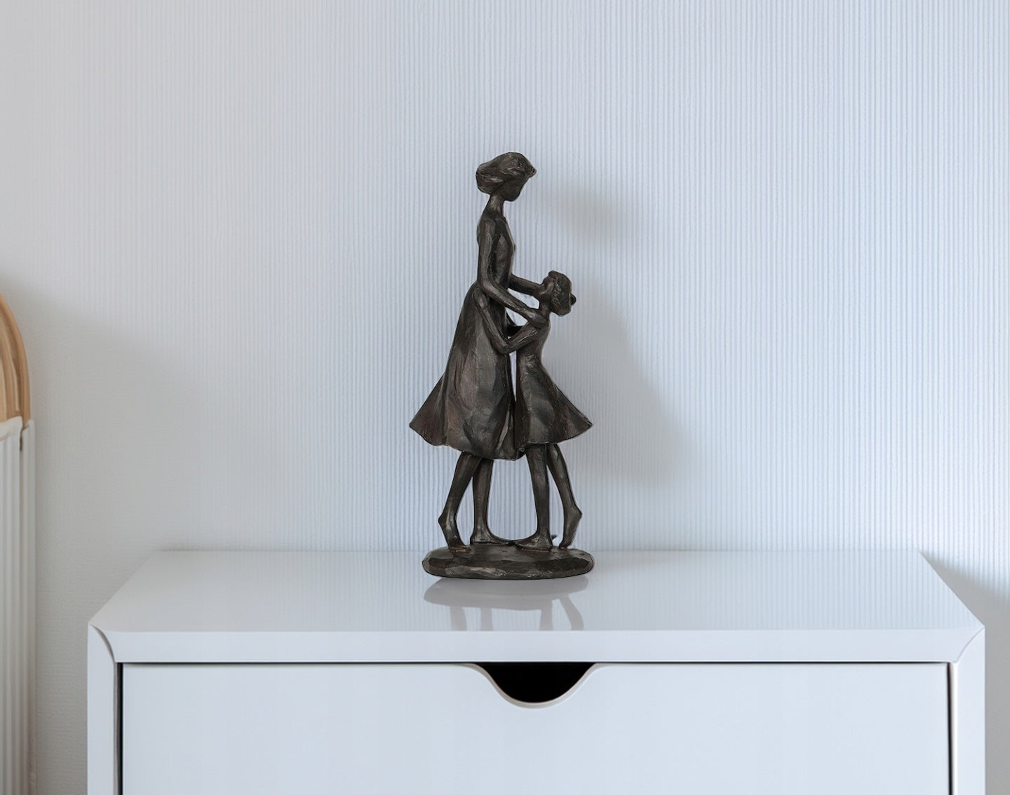 FIGURKA MAMA CÓRKA DEKORACYJNA 33CM