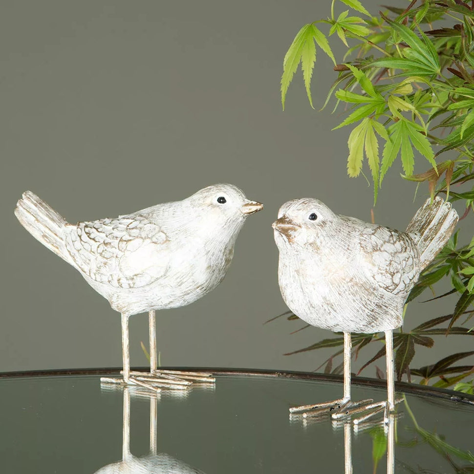 FIGURKA WRÓBELEK BIAŁY