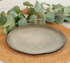 TALERZ OBIADOWY BRĄZOWY 28cm