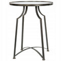 STOLIK KAWOWY SILVIA Z LUSTREM ŚR. 50CM