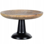 PATERA NA NÓŻCE boho drewniana 26cm
