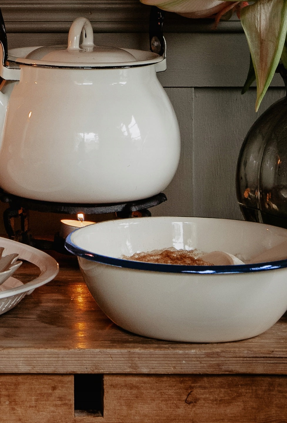 MISKA EMALIOWANA misa biała 1500ml