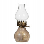 ŚWIECZNIK LAMPA NAFTOWA IMITACJA WYS. 22CM