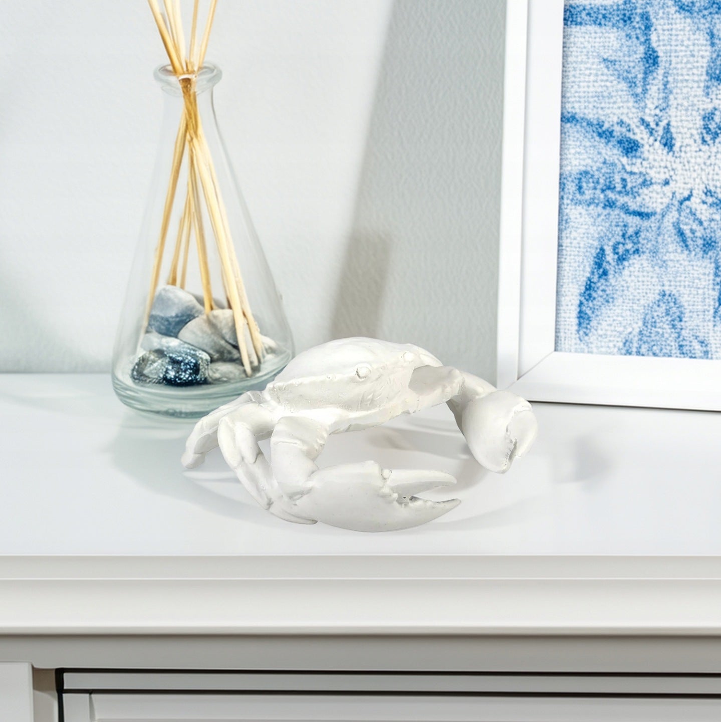 FIGURKA KRAB BIAŁA 20CM