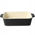 NACZYNIE ŻAROODPORNE MAŁE 20cm CERAMICZNE DO AIRFRYER PIEKARNIKA ZAPIEKANIA