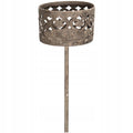 LAMPION DO WBICIA OGRODOWY METALOWY LOFT SZARY ŚWIECZNIK TEALIGHT 100cm