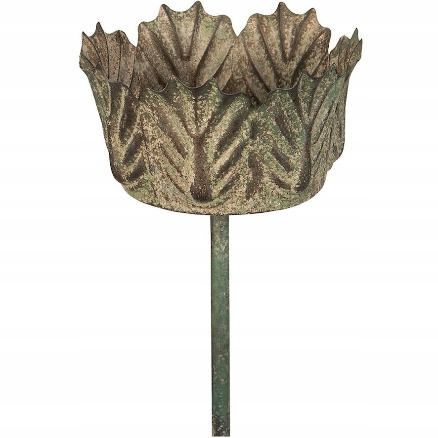 LAMPION DO WBICIA OGRODOWY METALOWY LOFT ZIELONY ŚWIECZNIK TEALIGHT 100cm