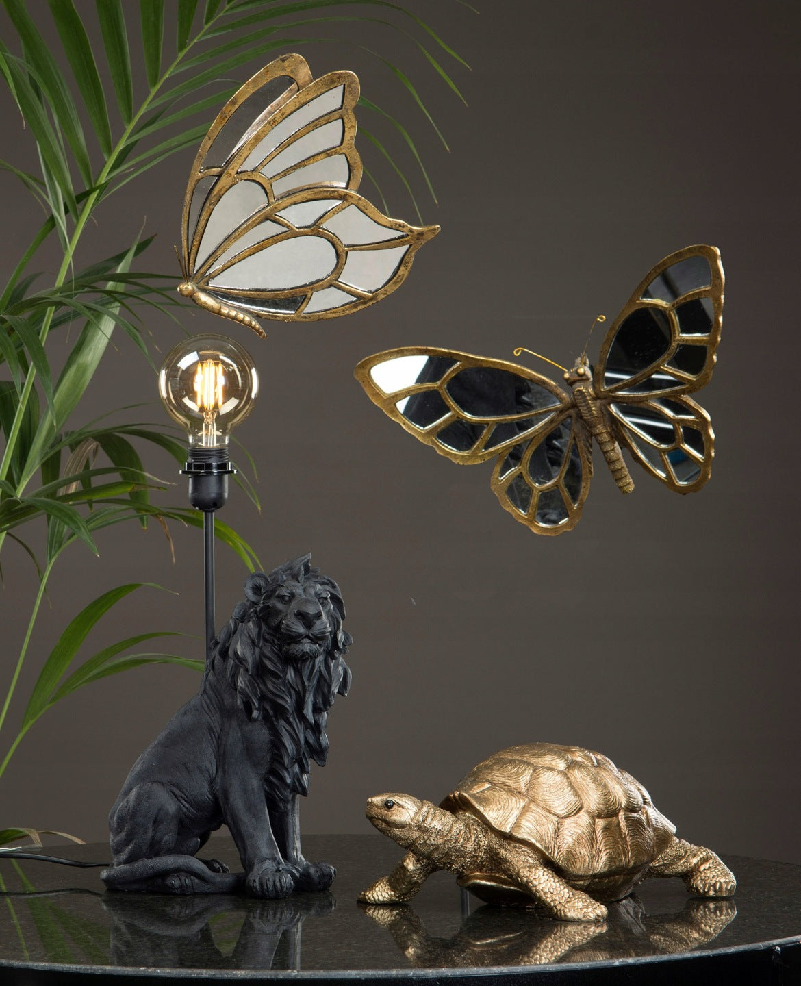 LAMPA LEW STOŁOWA CZARNA