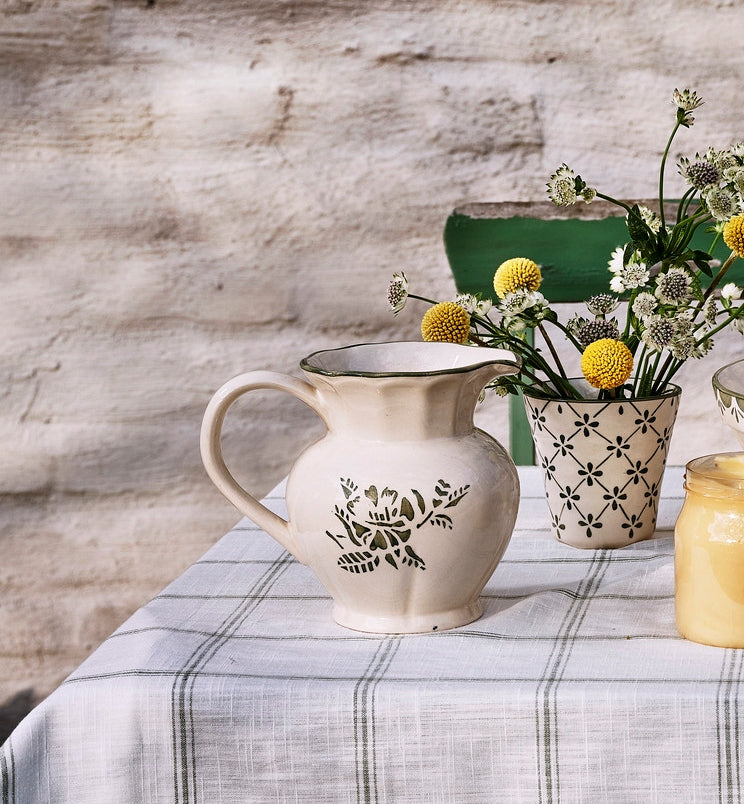 DZBANEK CERAMICZNY RĘCZNIE MALOWANY 1L