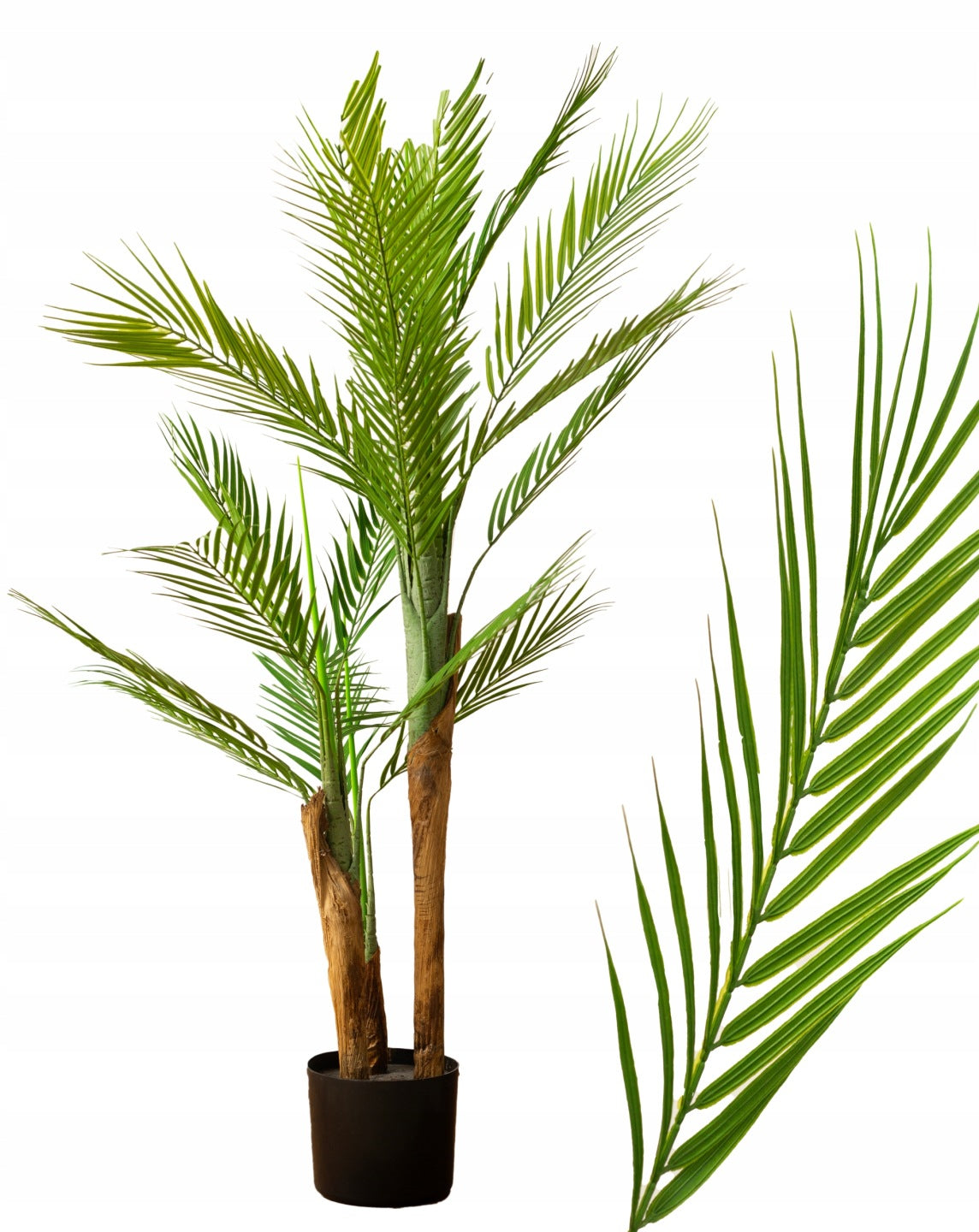 Realistyczna Sztuczna Palma w Doniczce Jak Żywa 110cm