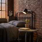 STOLIK KAWOWY BOCZNY NOCNY LOFT METALOWY OKRĄGŁY DO SALONU SYPIALNI STOŁEK