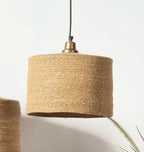 LAMPA WISZĄCA JUTOWA BOHO 30cm