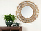 LUSTRO BOHO BAMBUSOWE ŚR. 82CM