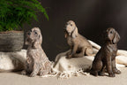 FIGURKA BLOODHOUND PIES BRĄZOWY 30X25CM