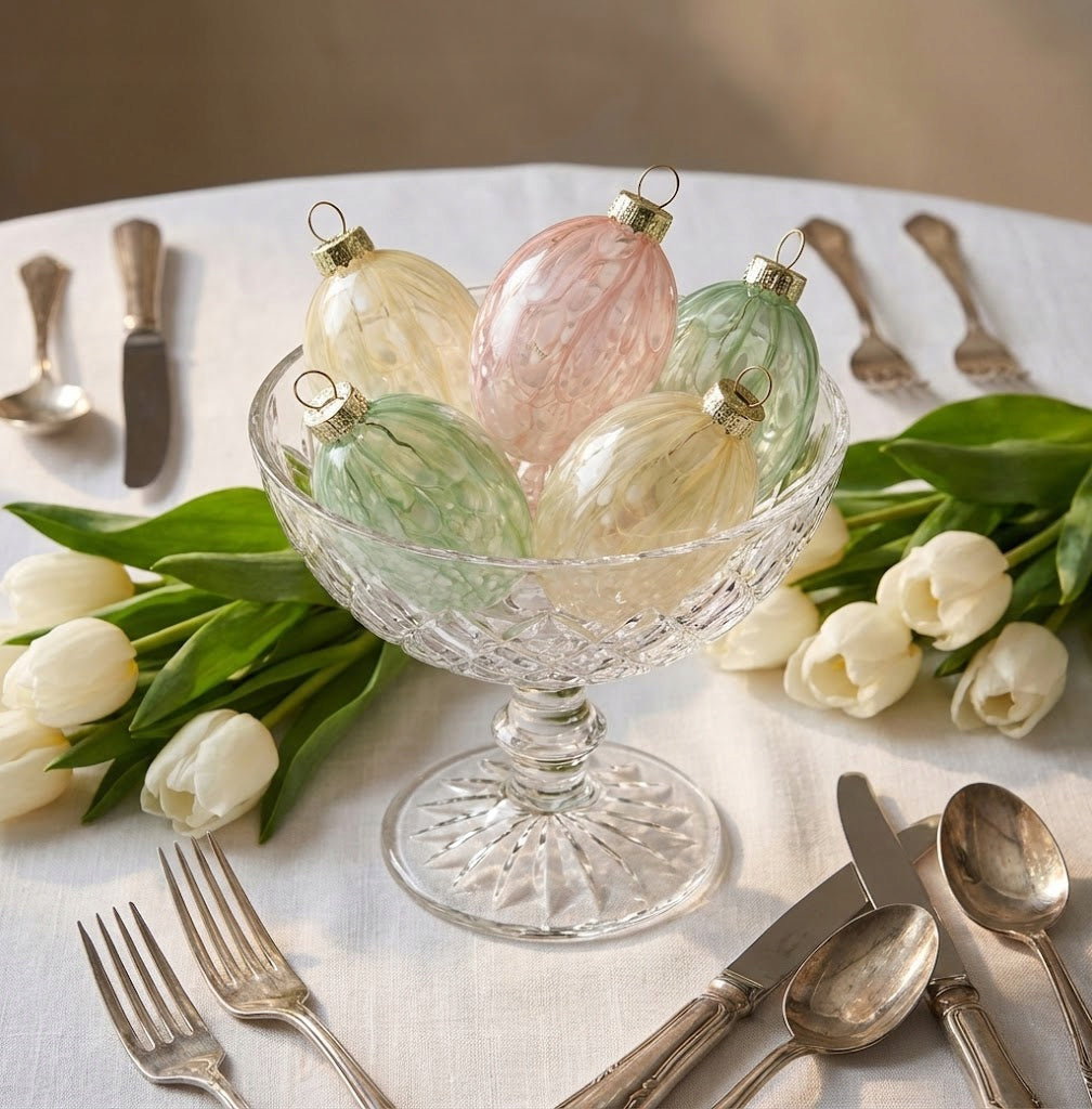 ZAWIESZKA BOMBKA NA WIELKANOC JAJKO JAJO 6 SZT NA DRZEWKO DRZWI SZKLANA