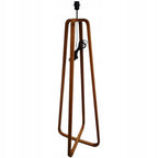 LAMPA PODŁOGOWA DREWNIANA BOHO 140CM