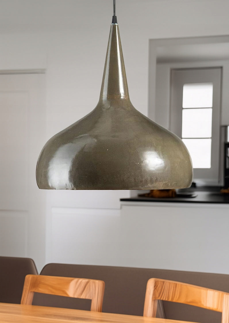LAMPA SUFITOWA BRĄZOWA 40cm
