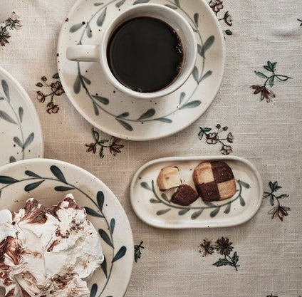 TALERZ TALERZYK MAŁY LIŚCIE 12cm