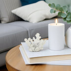 ŚWIECZNIK TEALIGHT RAFA KORALOWA BIAŁY