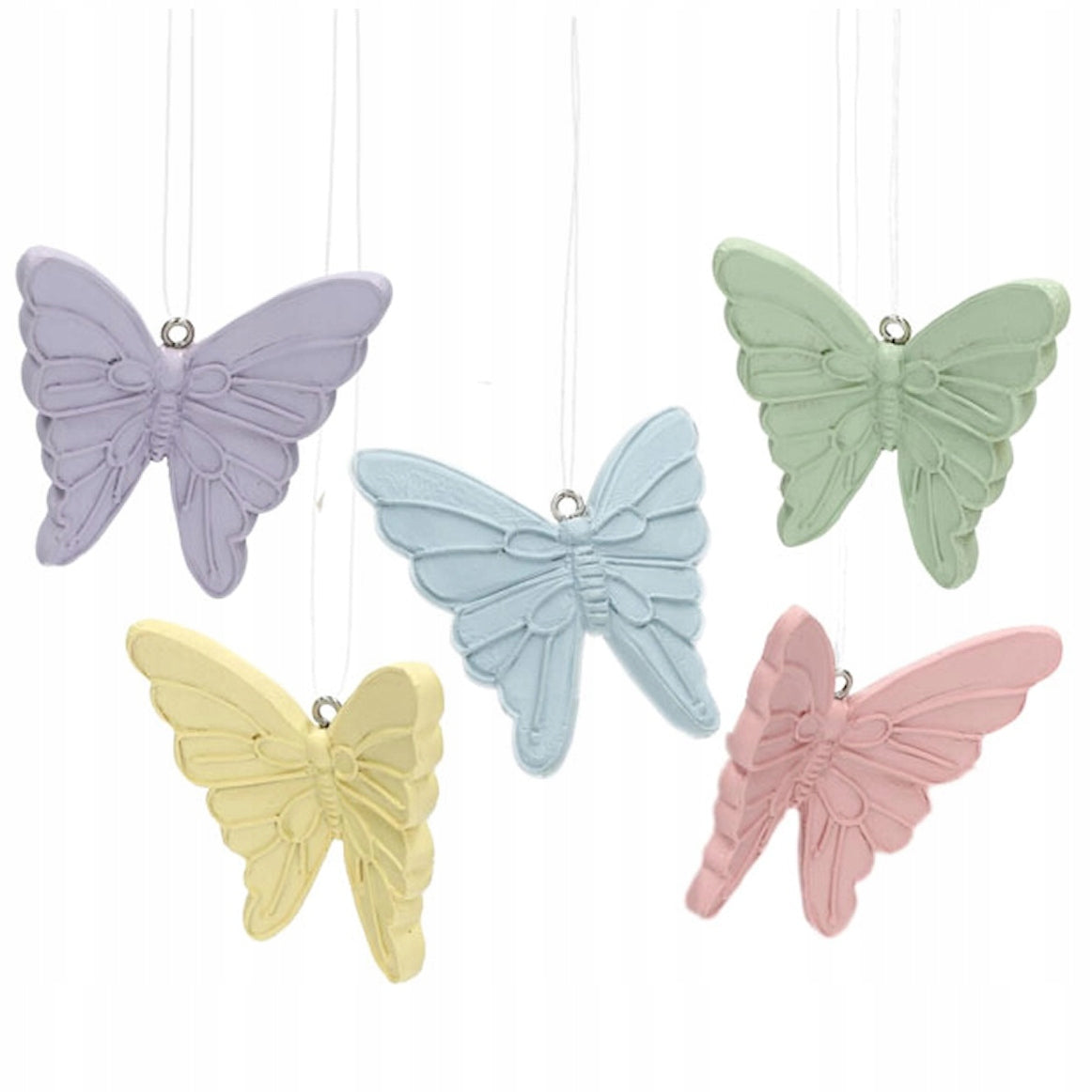 ZAWIESZKA BOMBKA NA WIELKANOC MOTYL MOTYLE 5 szt NA DRZEWKO DRZWI PREZENT