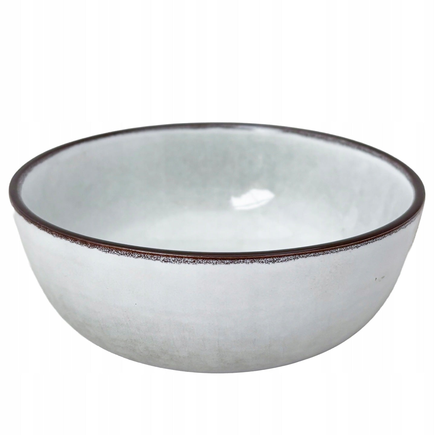 MISKA OBIADOWA BULIONÓWKA MAŁA 400ml DUŻA CERAMICZNA SZARA SALATERKA MISA